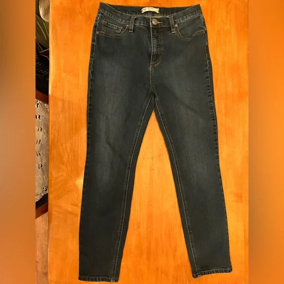 Free People Skinny Jeans Dark Wash Mod Rise 29 x 29 - Picture 1 of 4